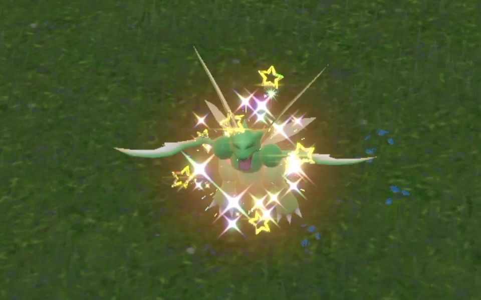 宝可梦朱紫# 闪光飞天螳螂