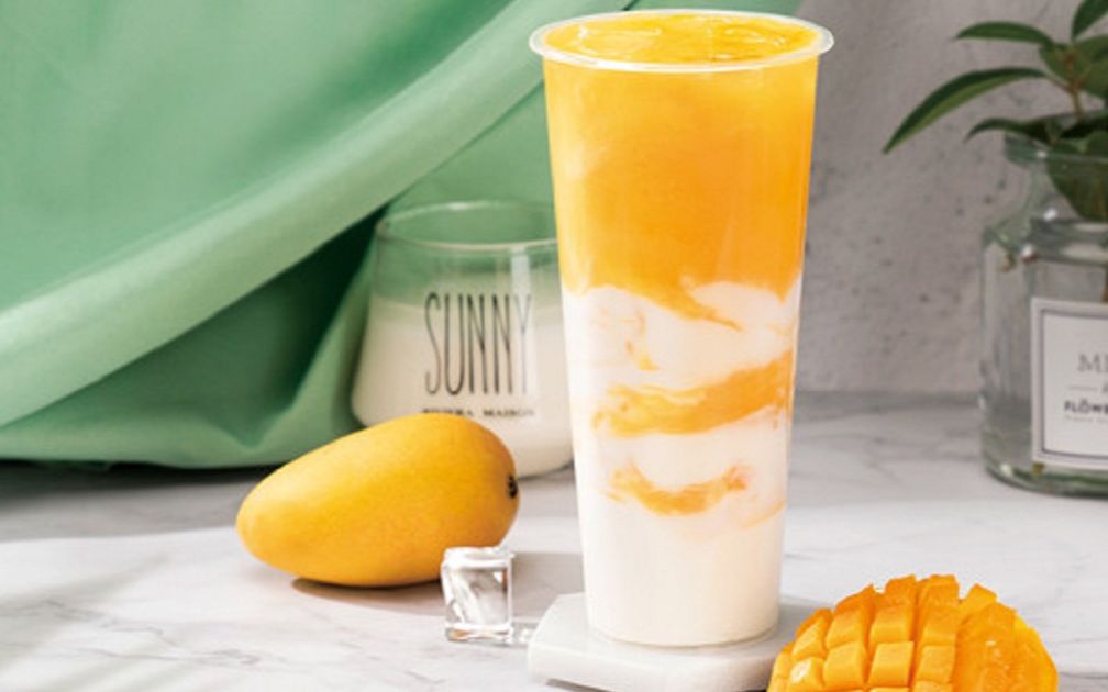 奶茶技术培训:芒果与酸奶的神奇搭配,【酸酪芒芒】,好喝又健康!