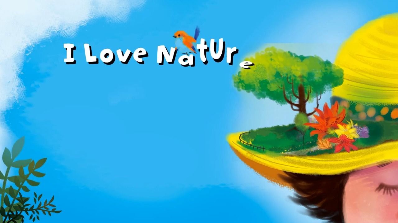 儿童英文绘本动画(第一级) (p8. 1-2 i love nature 我爱大自然) (1)