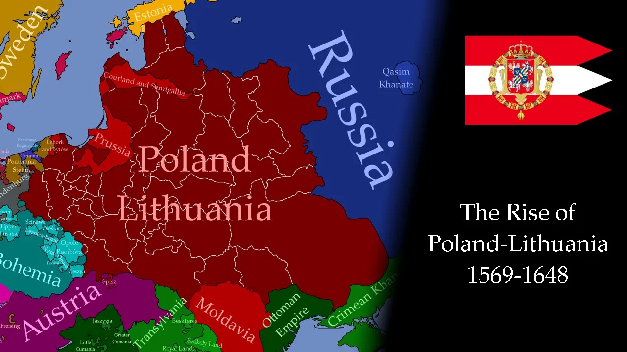 【历史地图】波兰立陶宛联邦的强盛期