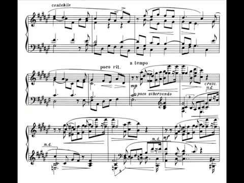 [图]斯克里亚宾 升f小调第三钢琴奏鸣曲   Piano Sonata No. 3 in F-sharp minor, Op. 23