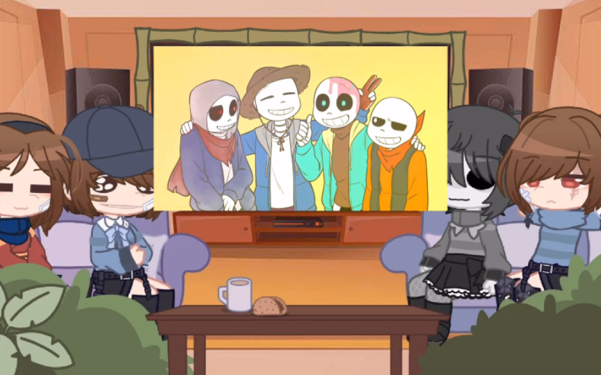 frisks reagindo aos bad sans_哔哩哔哩_bilibili