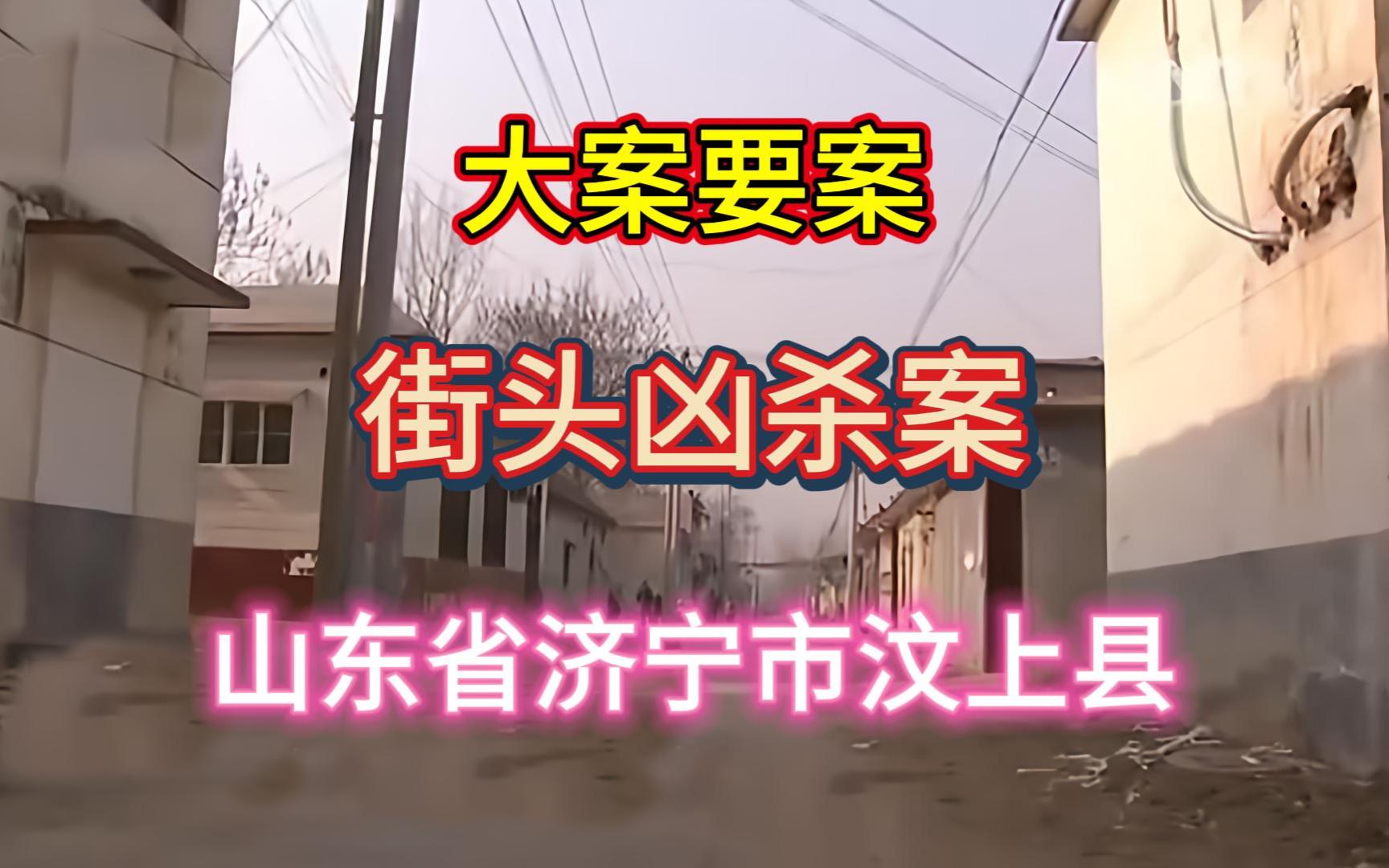 大案要案:街头凶杀案.(山东省济宁市汶上县命案)哔哩哔哩bilibili