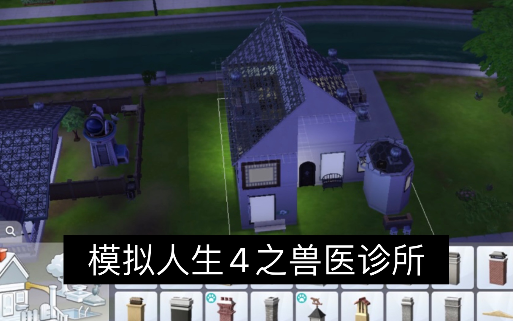 《模拟人生4》设计可入住式兽医诊所