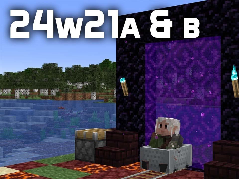 [java版资讯] minecraft java版 24w21a/b 发布