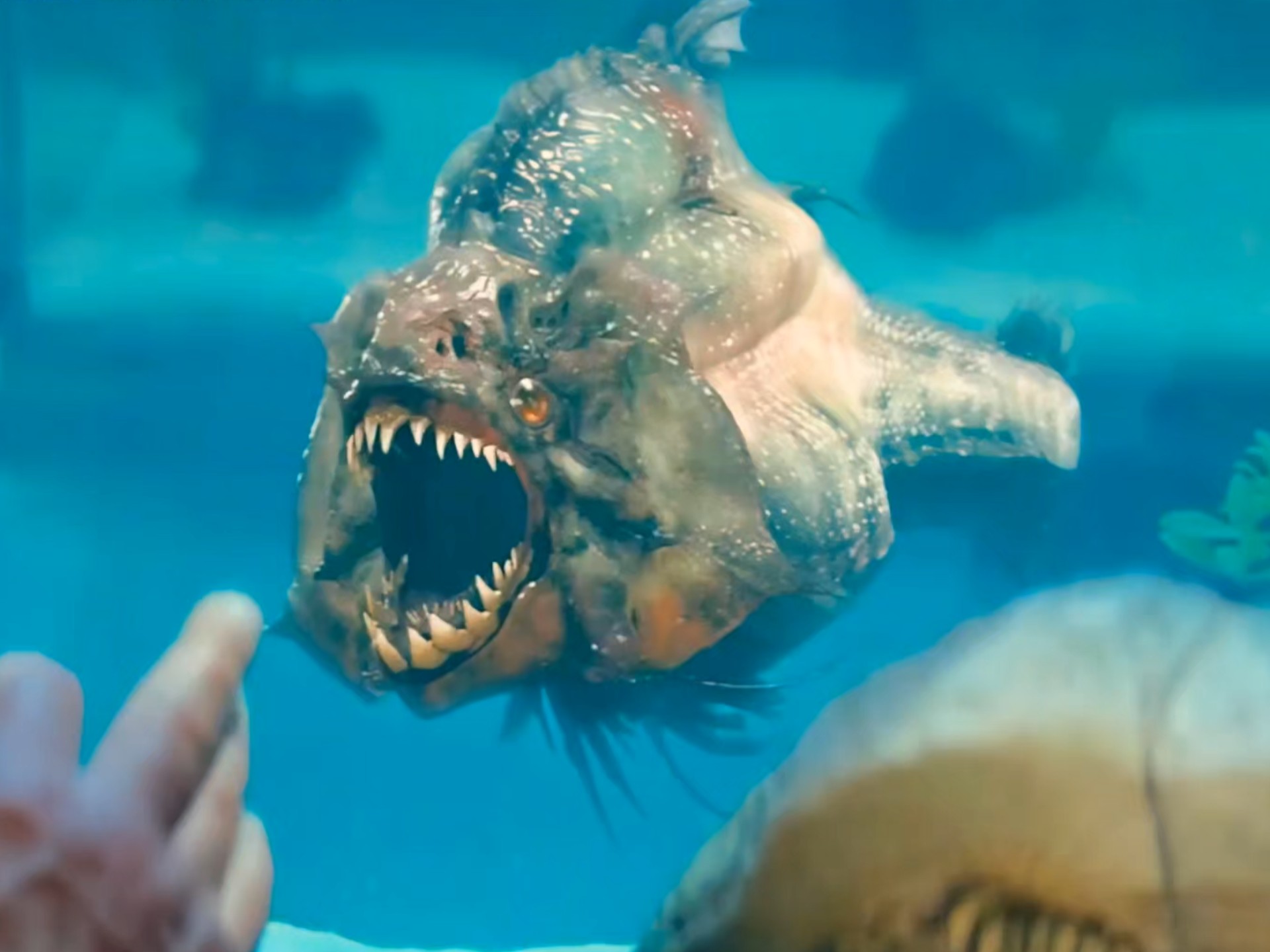 上古食人鱼,入侵海洋,专吃美女为食,几秒钟就吃光一个人