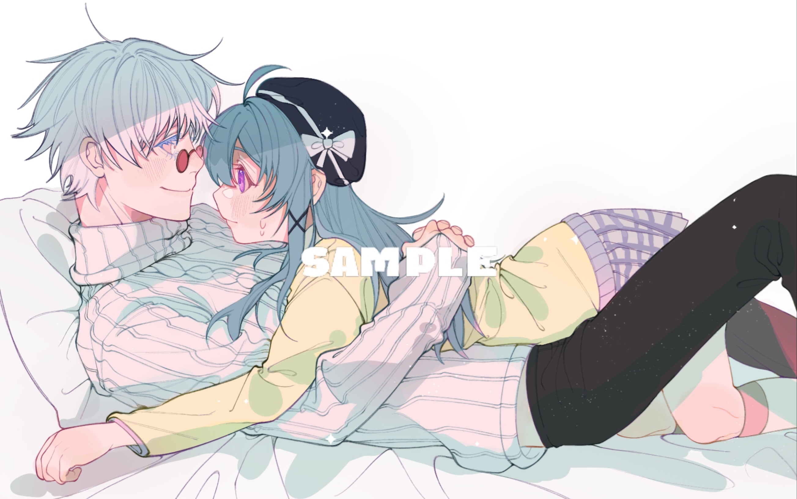 【procreate】五条悟的梦女色块稿件x_哔哩哔哩_bilibili