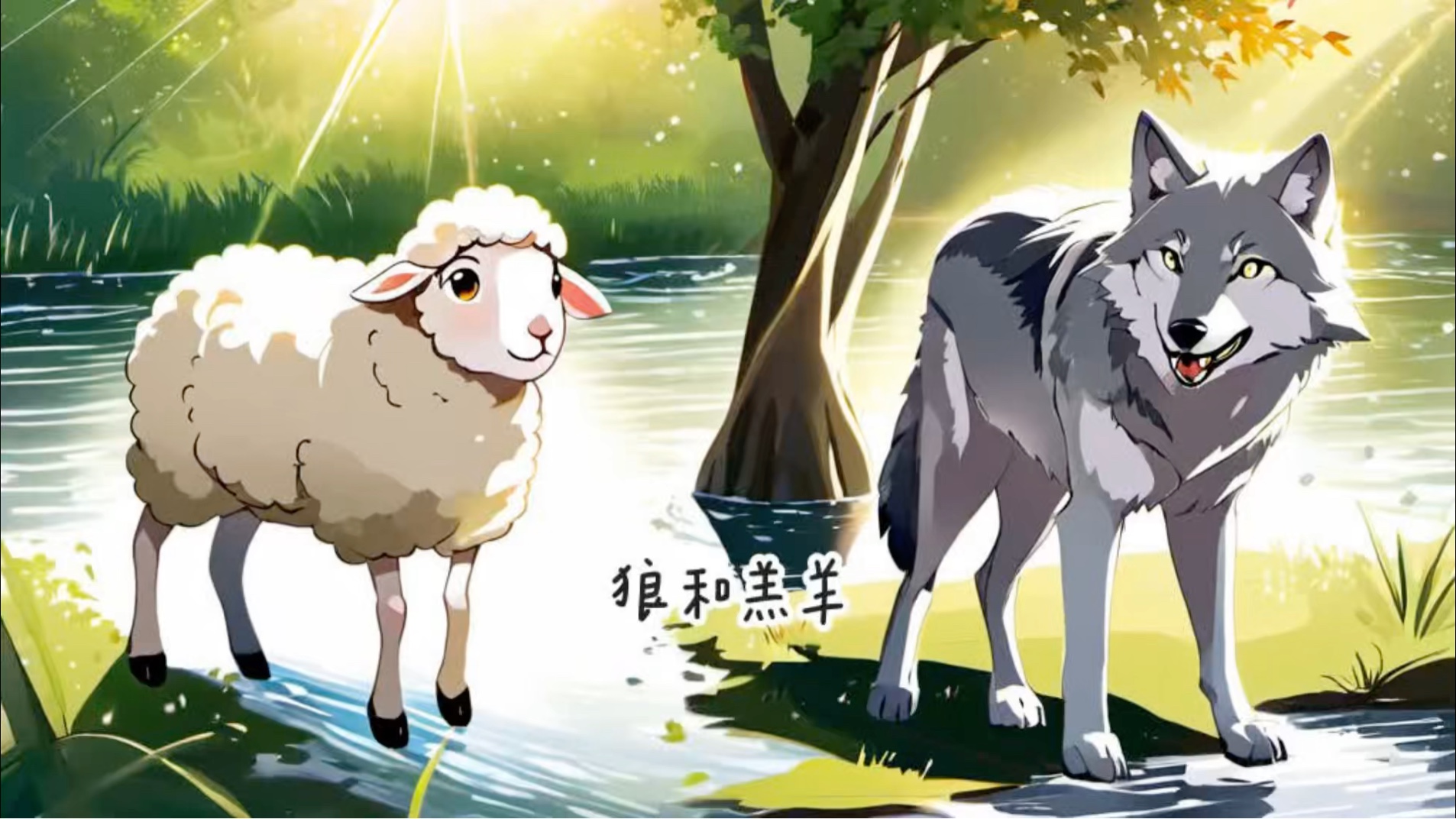 宝宝巴士 小朋友的睡前故事15《狼和羔羊》