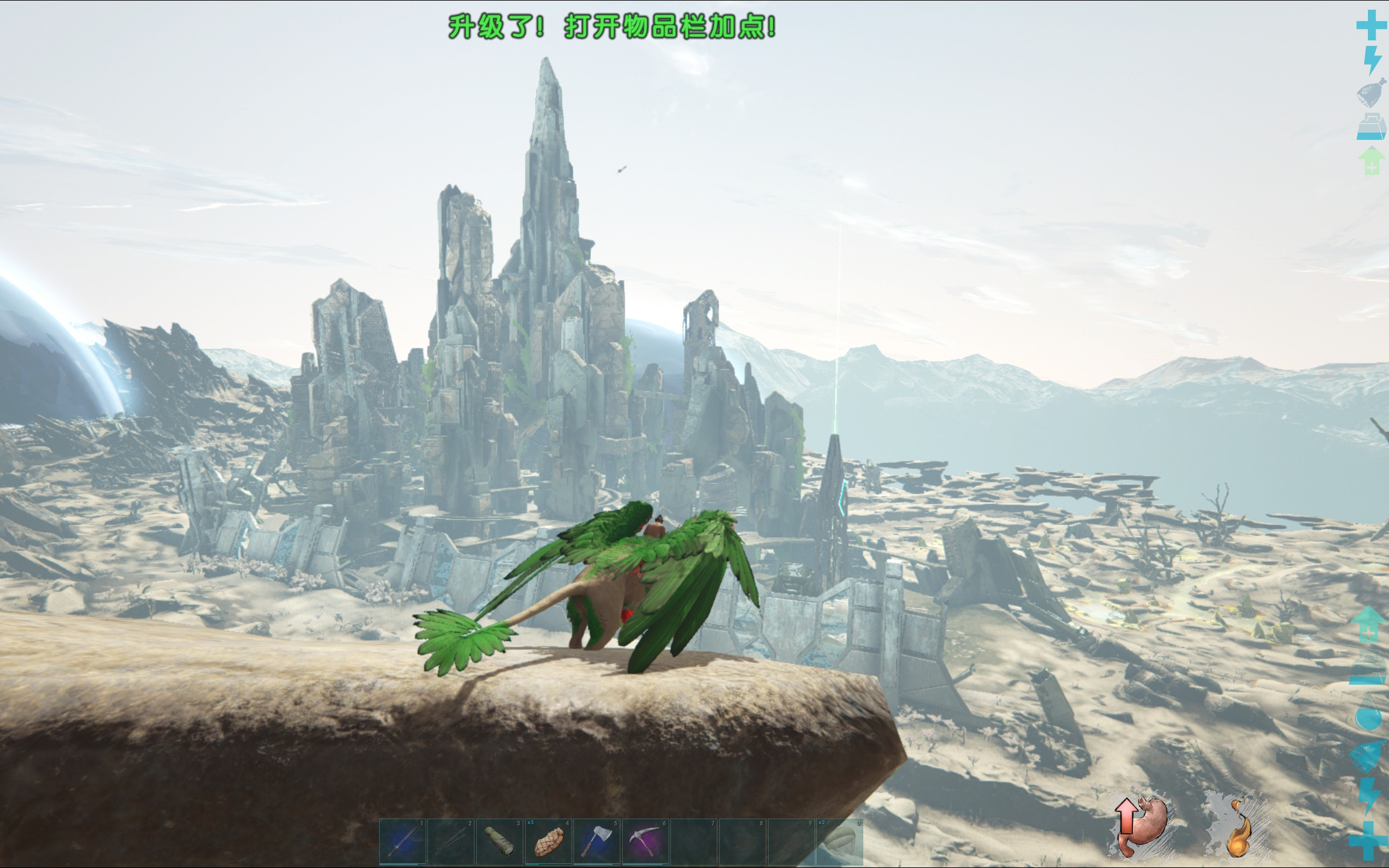 方舟灭绝.第一次一人两南巨守空投