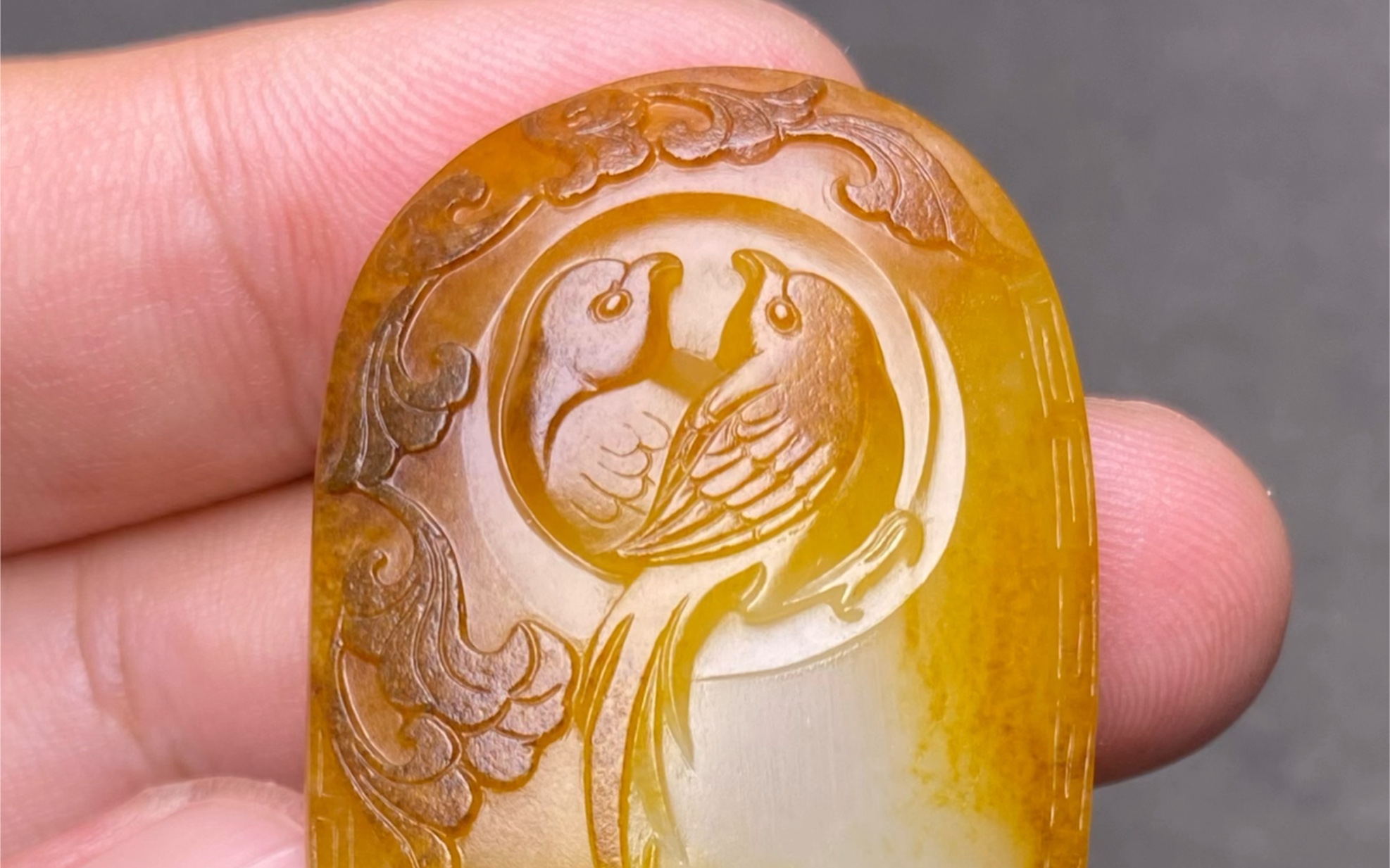 新疆黄沁籽料,喜上加喜!