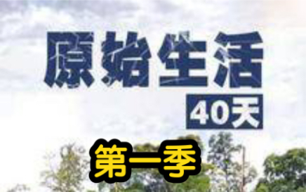 [图]一口气看完《原始生活40天》第一季，十二人一丝不挂挑战蛮荒40天，几人能撑到最后？