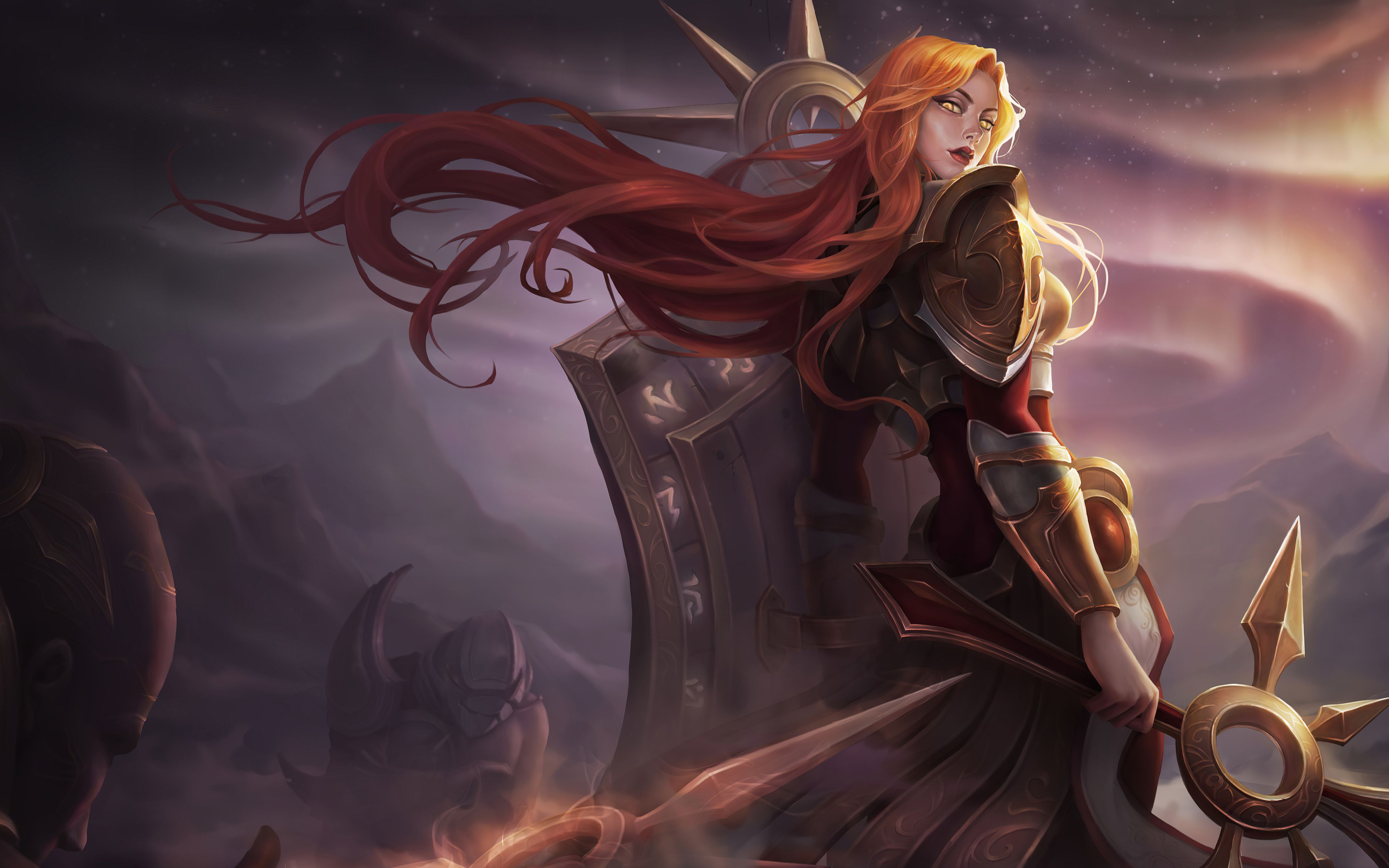 符文之地传奇--【新版本破晓】传说中的坦克卡组77加强完的雷欧娜能