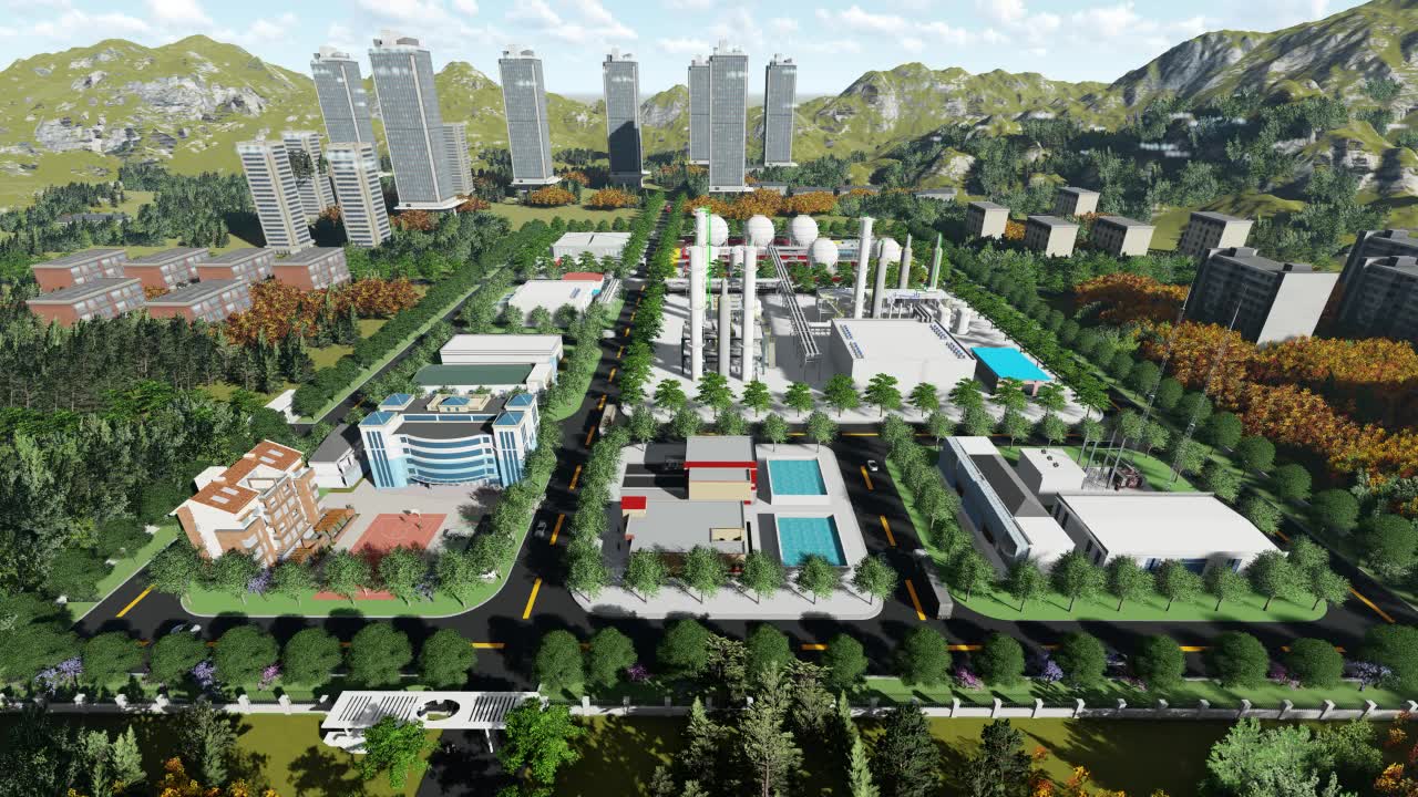 厂房景观设计lumion视频