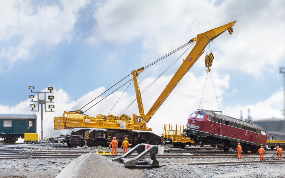 转载非专评129期trix绝版壕物哥利亚goliath数码音效铁路大吊车