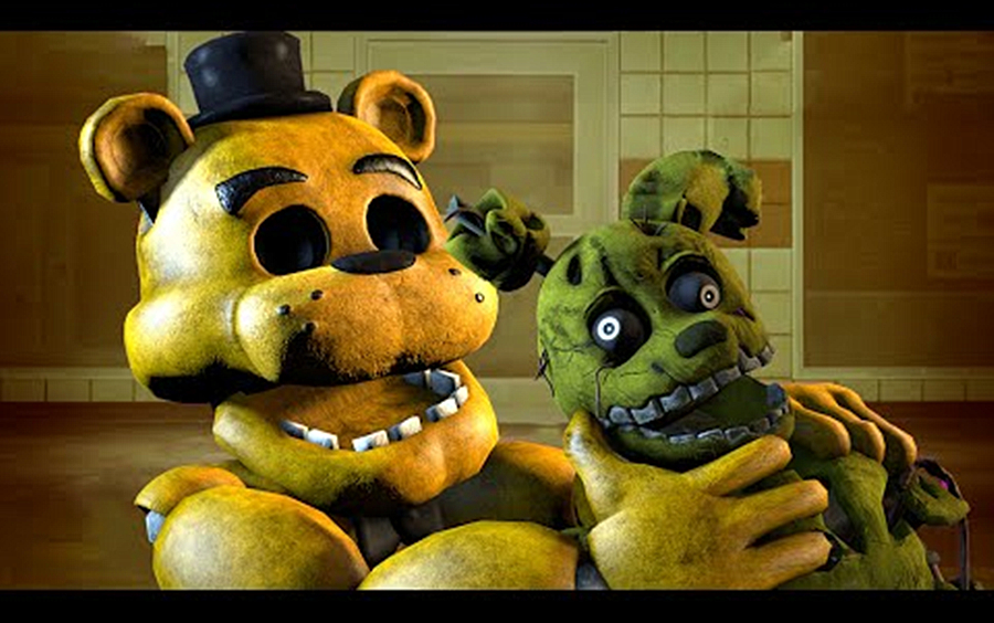 [图][FNAF SFM] 真人快打X - Springtrap Vs. Gold Freddy