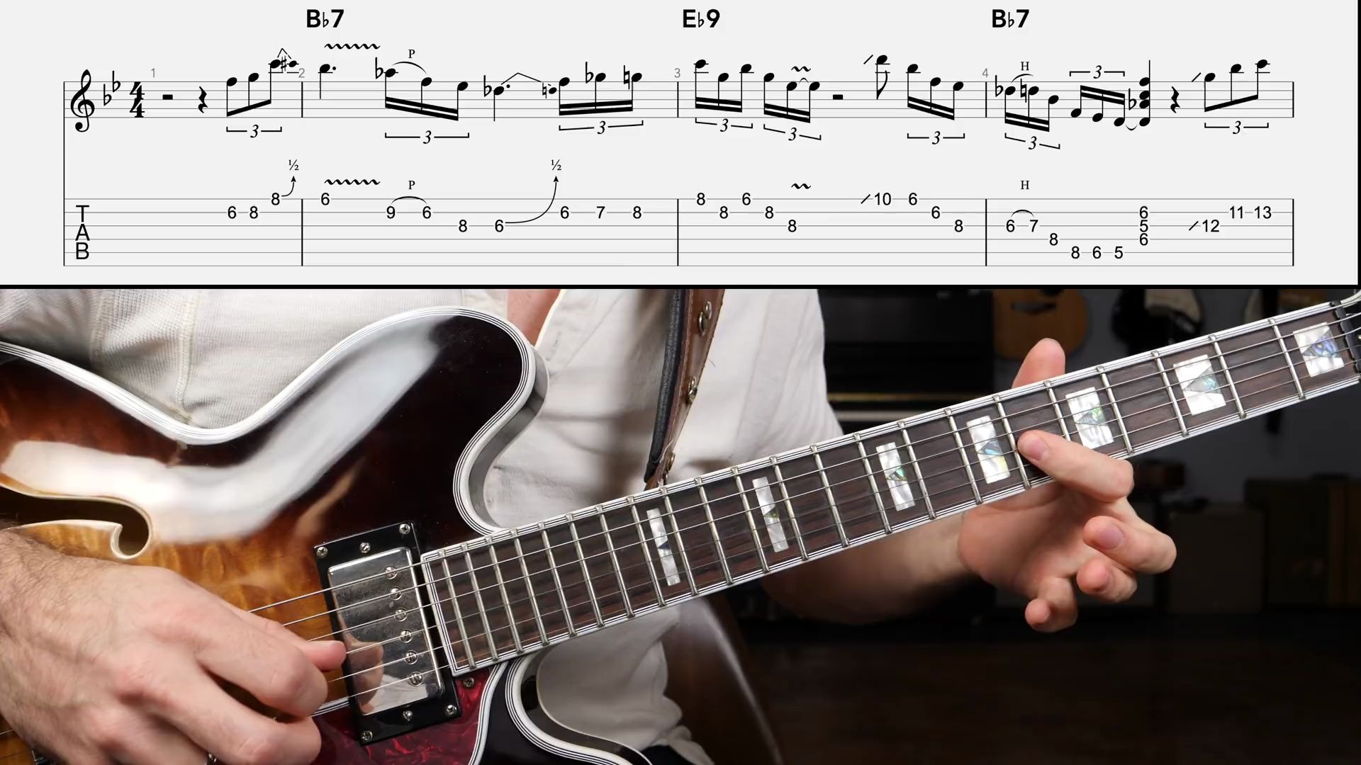 吉他教学5条经典的bbking风格blues乐句主奏