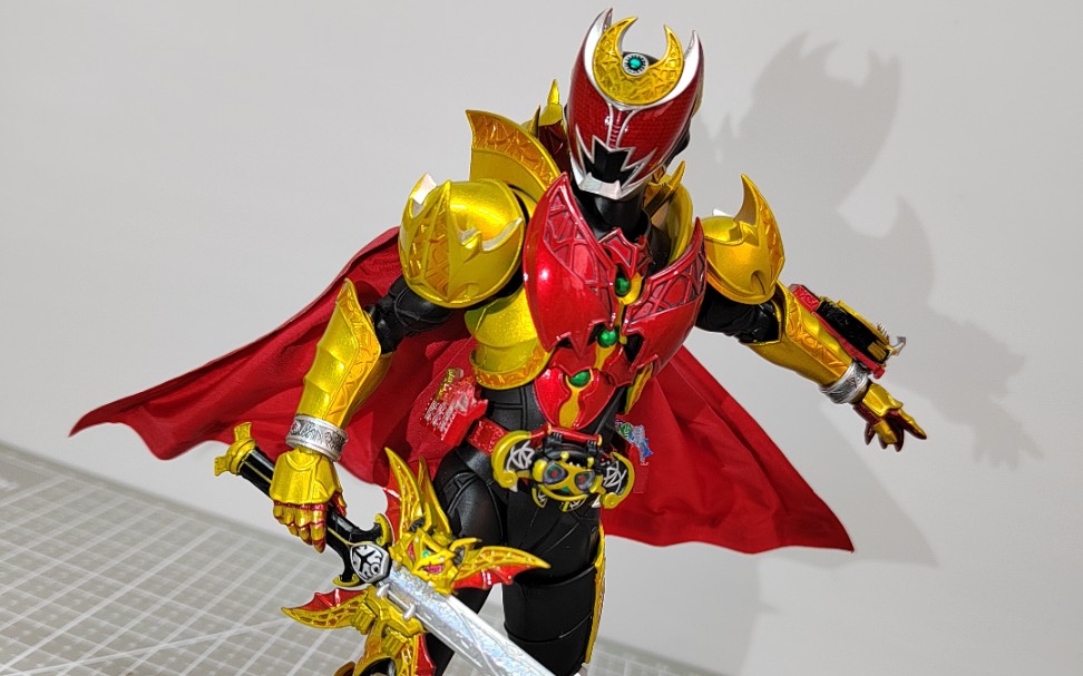 [万代]shf假面骑士真骨雕kiva魔皇形态开盒