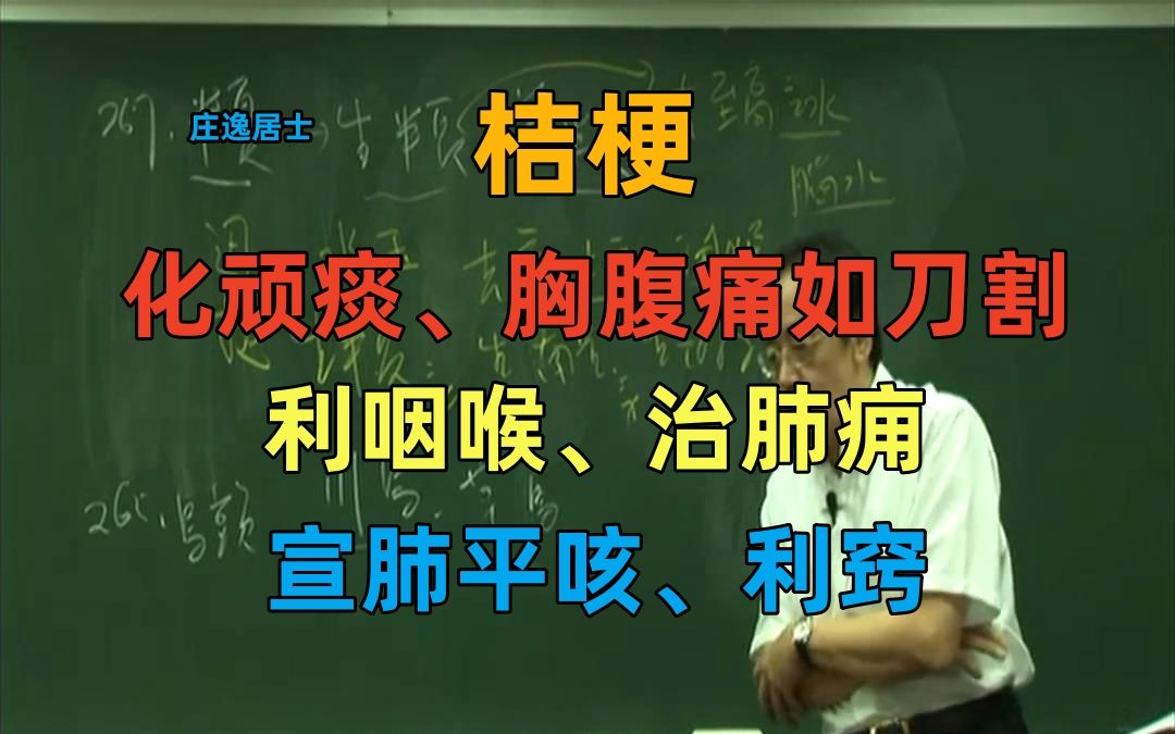 倪海夏 桔梗 化顽痰、胸腹痛如刀割 利咽喉 治肺痈 宣肺平喘 神农本草经哔哩哔哩bilibili