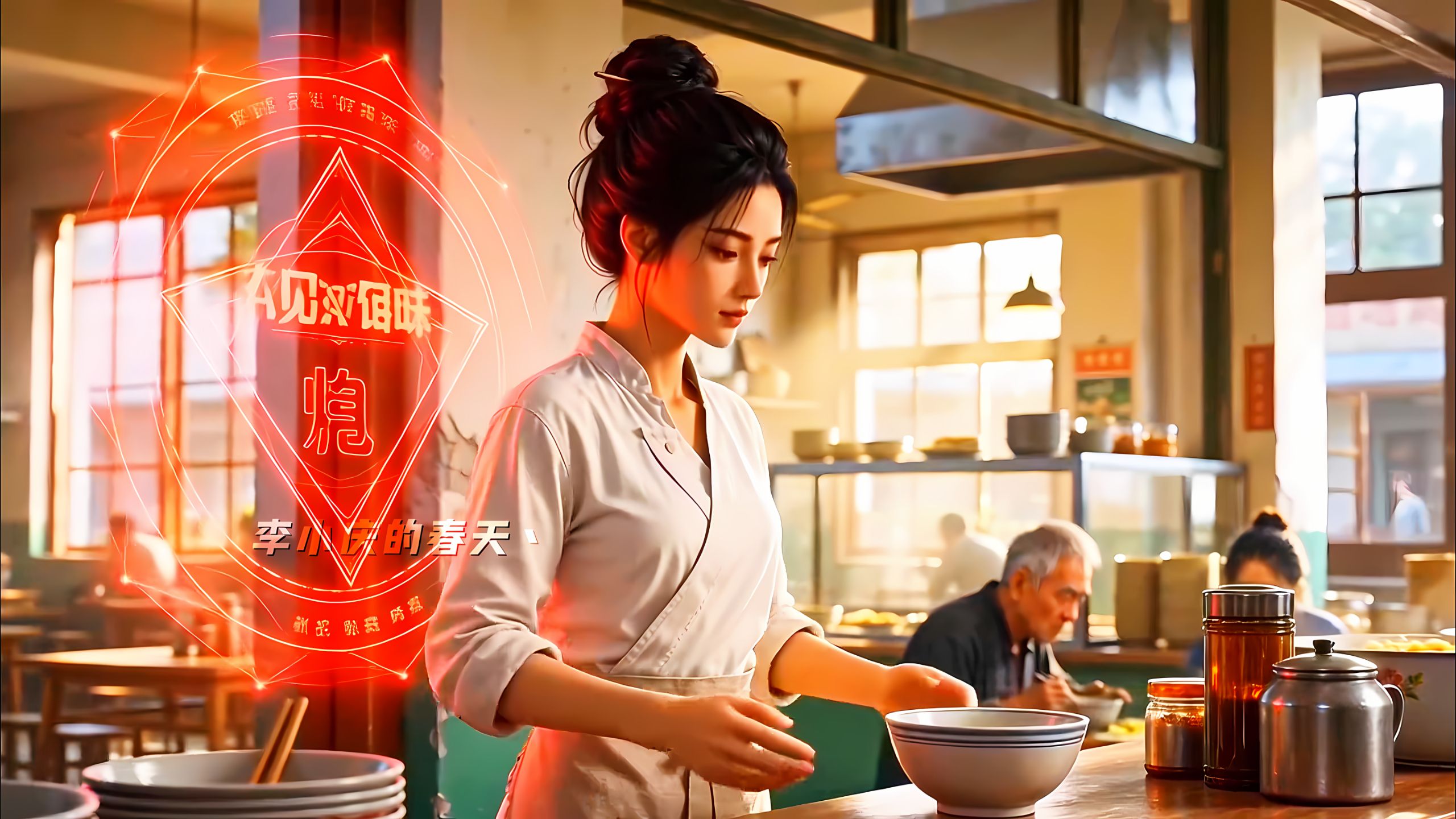 顶尖米其林女大厨厌倦名利浮华，却接手濒临倒闭的社区食堂，不曾想系统却逼迫她走网红流量路线！