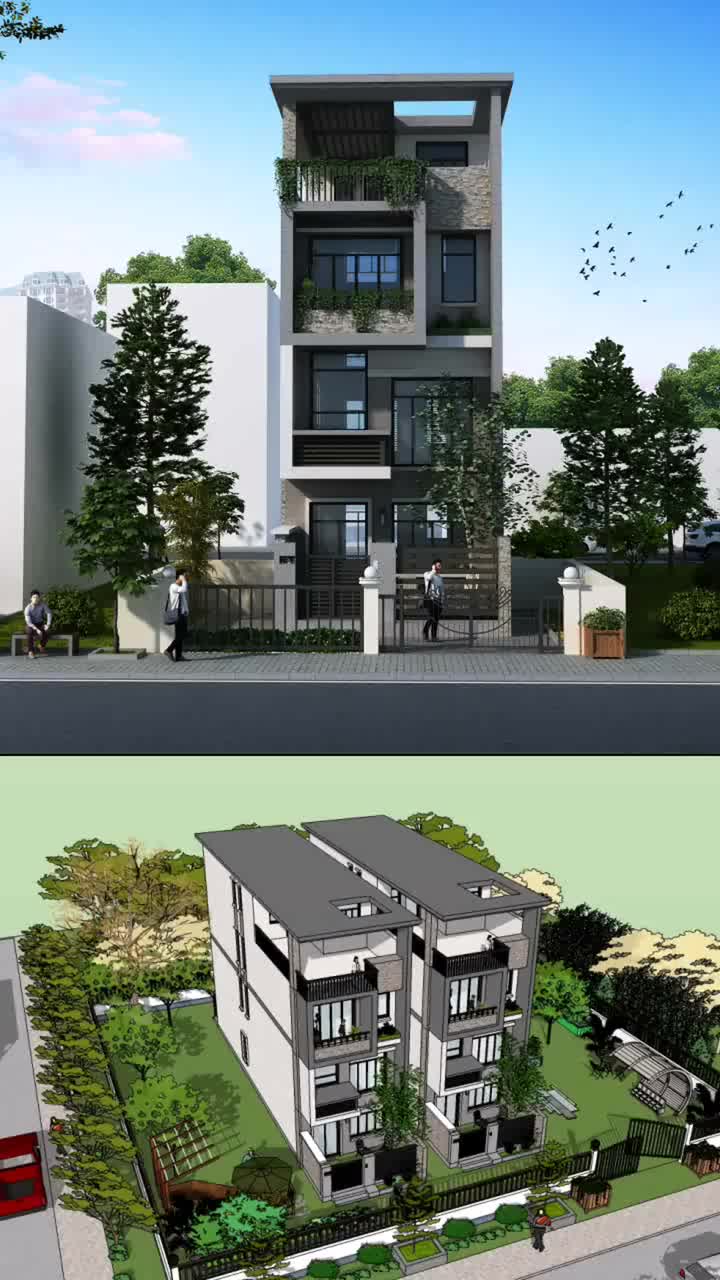 5米面宽农村别墅照样挑空客厅卧室套间90后回乡起一栋这样的57108