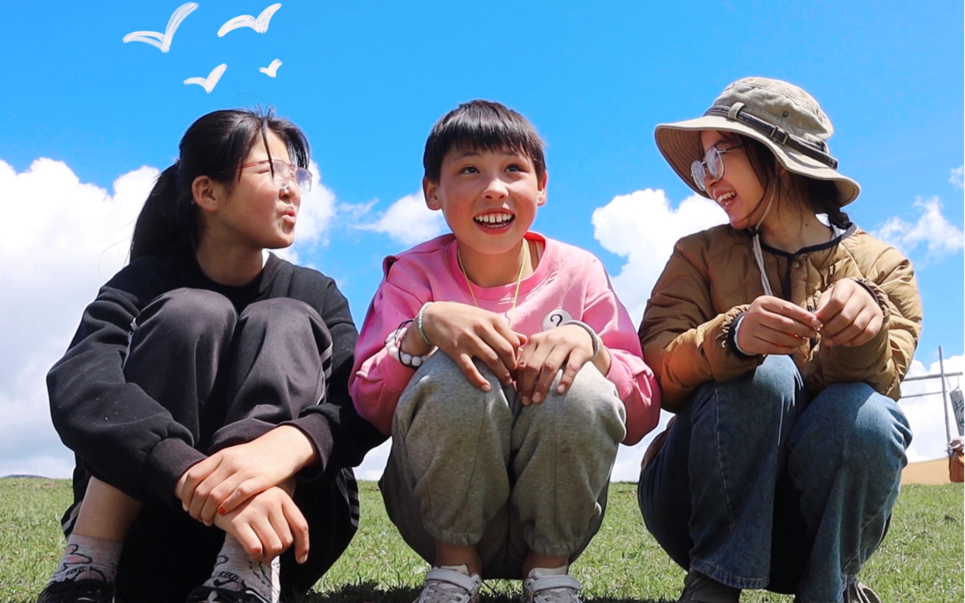 [图]草原上的女孩说 她们的梦想是离开草原