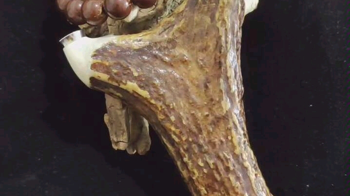 鹿角弹弓鹿角弓鹿角原皮