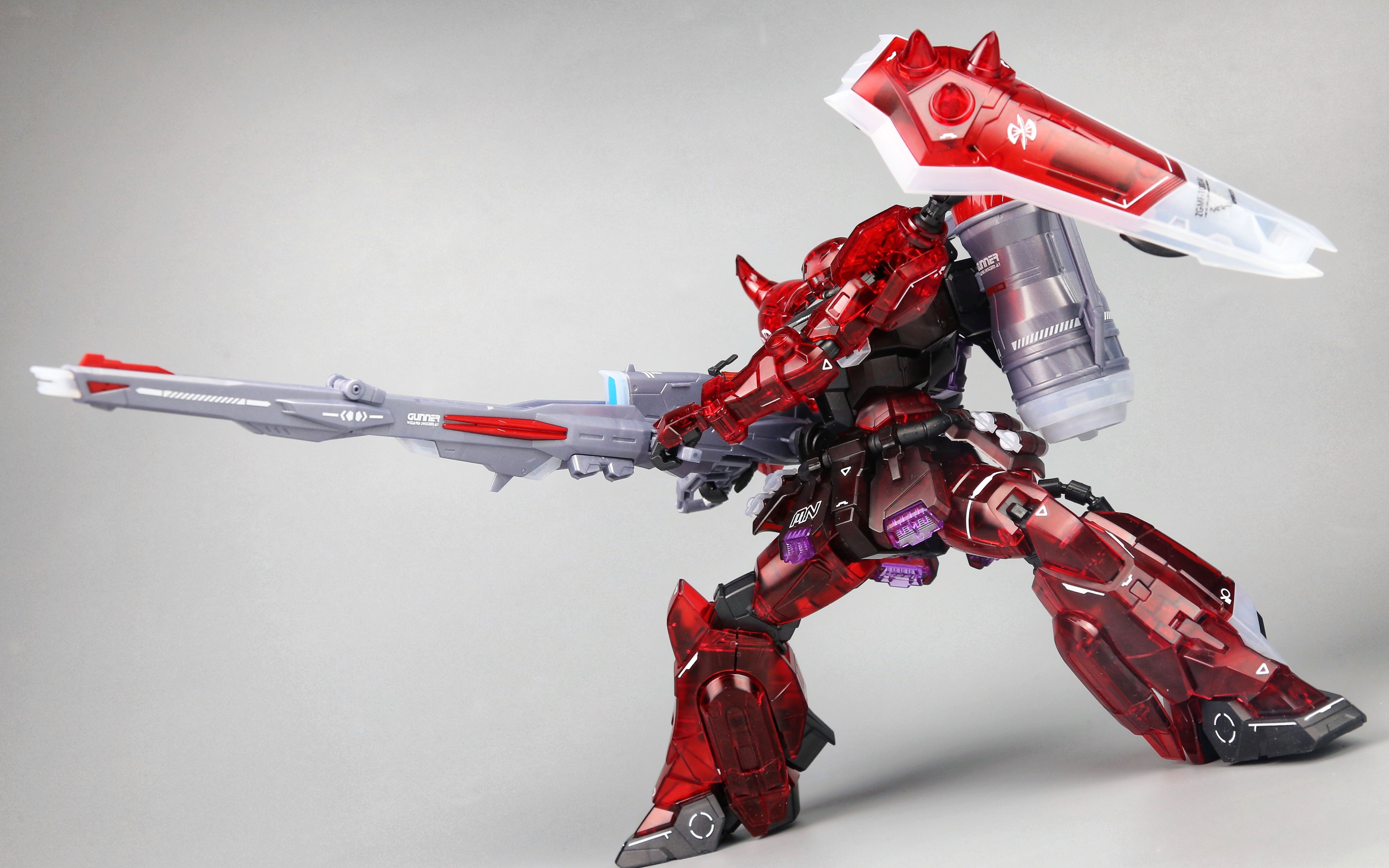 彩透原来跟消光真的挺配 mg彩透扎古勇士