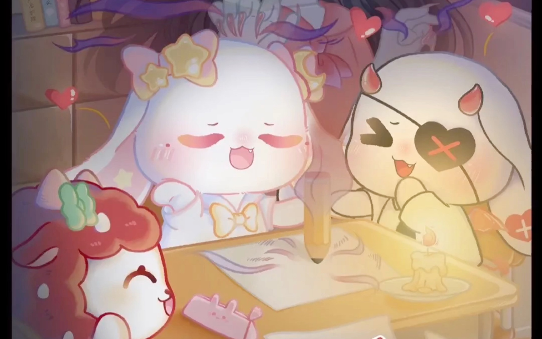 星月兔|笔仙|原创插画_哔哩哔哩_bilibili