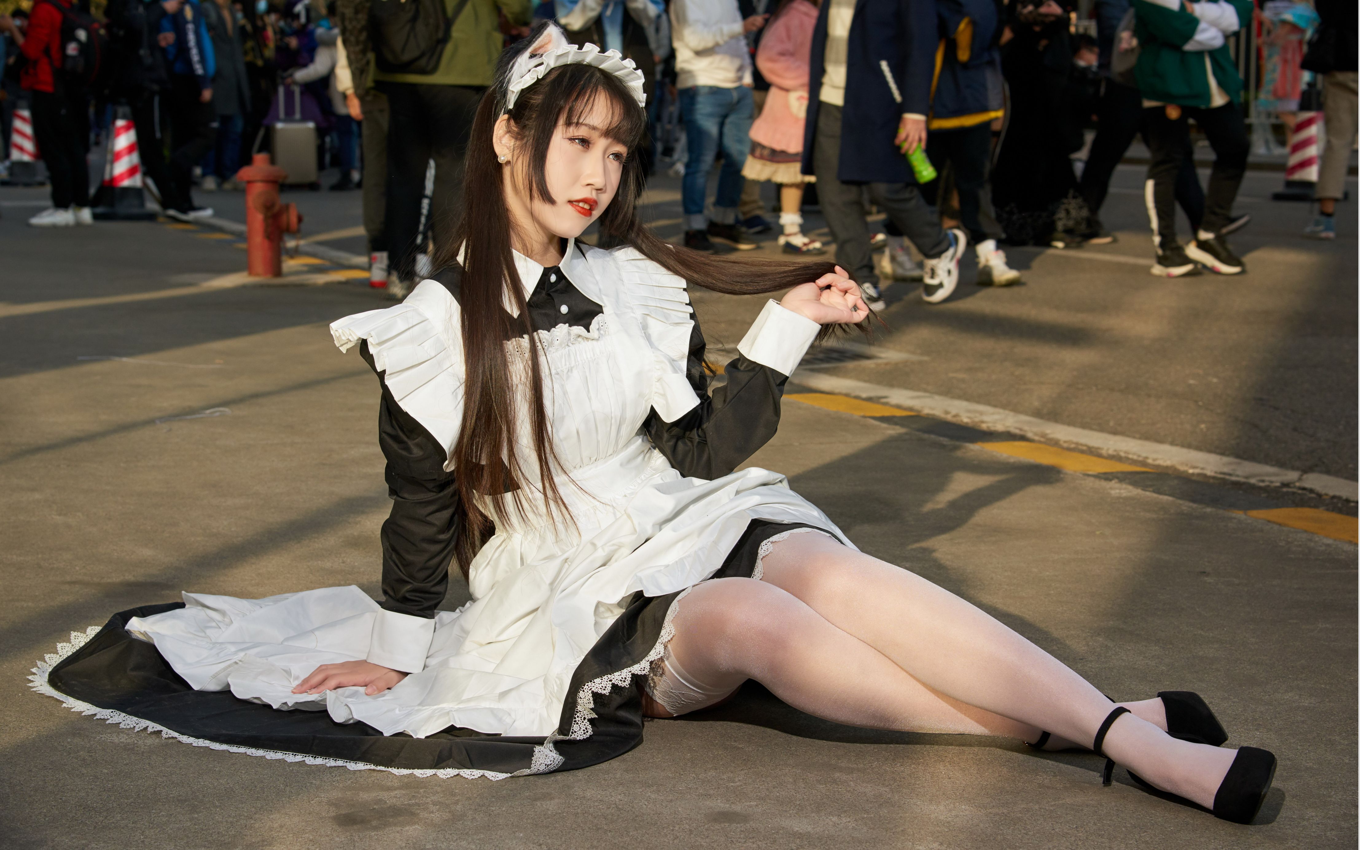 《2021年元旦萤火虫》漫展随便走走(21)不呆猫也是不错的!