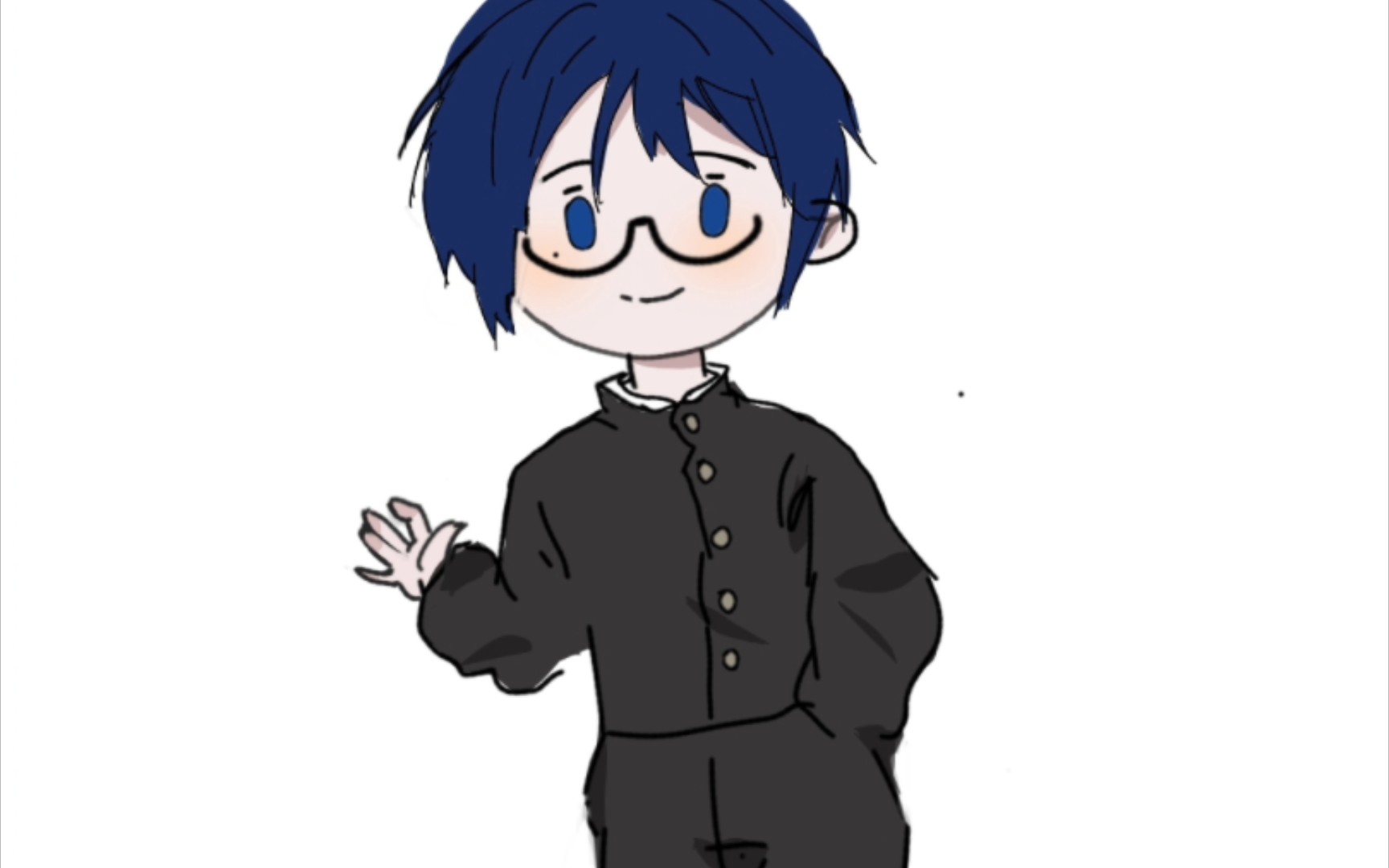 【我不说谁知道是竹早静弥呢】【学习指绘的第七天】新手上路之豆豆人