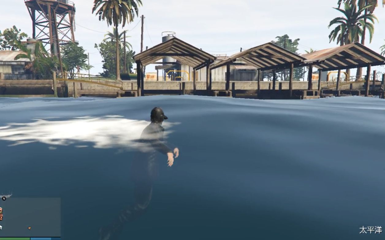 【gta ol】帮戴夫送披萨,从佩里科岛回来就掉海里了