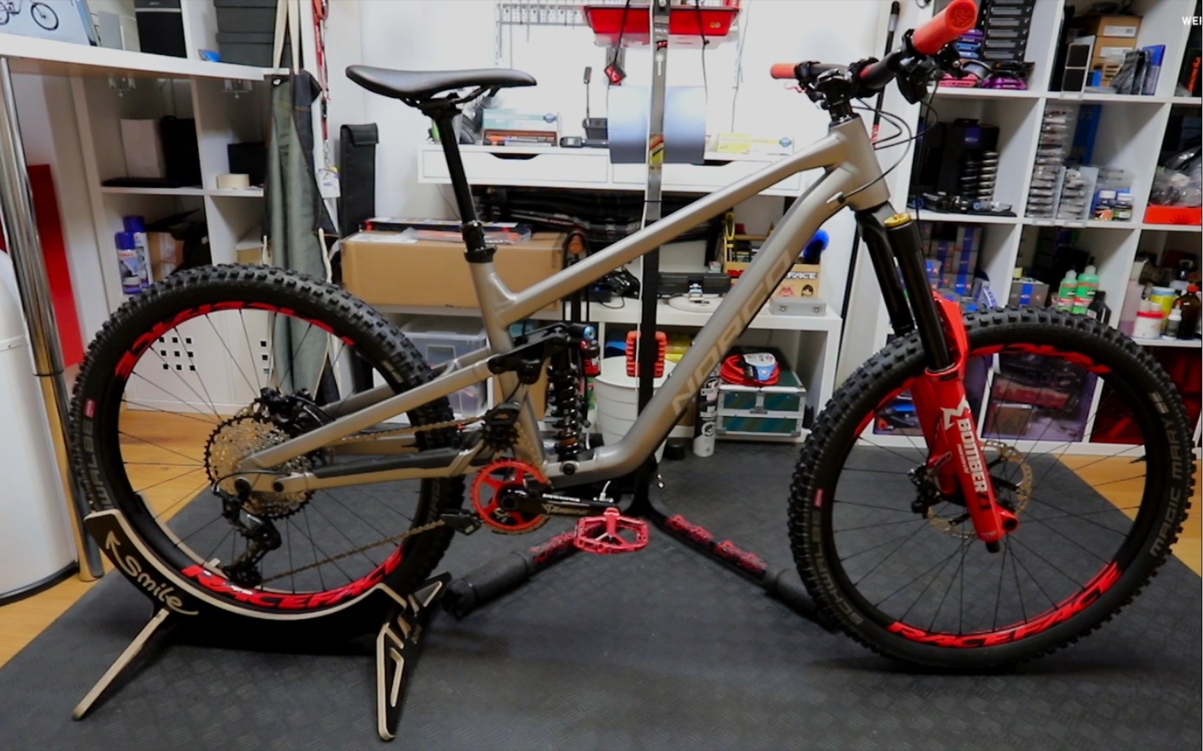 endiro bike-norco shore a1 山地车组装视频(2021.8.30)