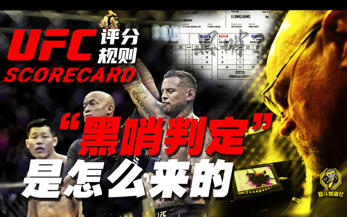 UFC打分规则详解：15分钟搞清楚“黑哨判定”是怎么来的？_哔哩哔哩_bilibili