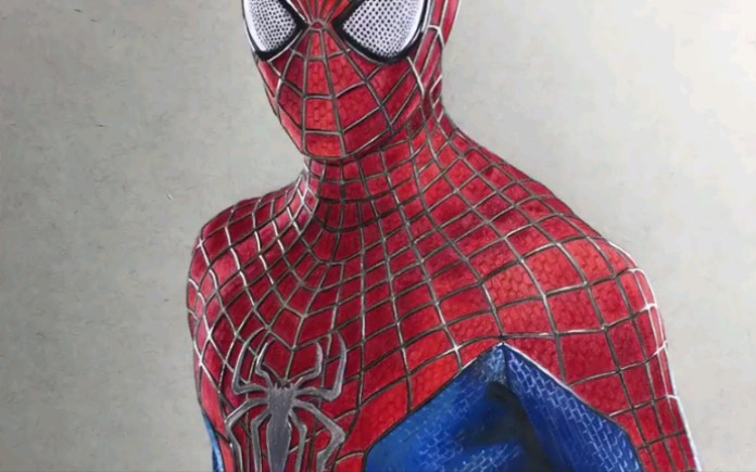 漫威彩铅手绘蜘蛛侠系列第四弹加菲版超凡蜘蛛侠2