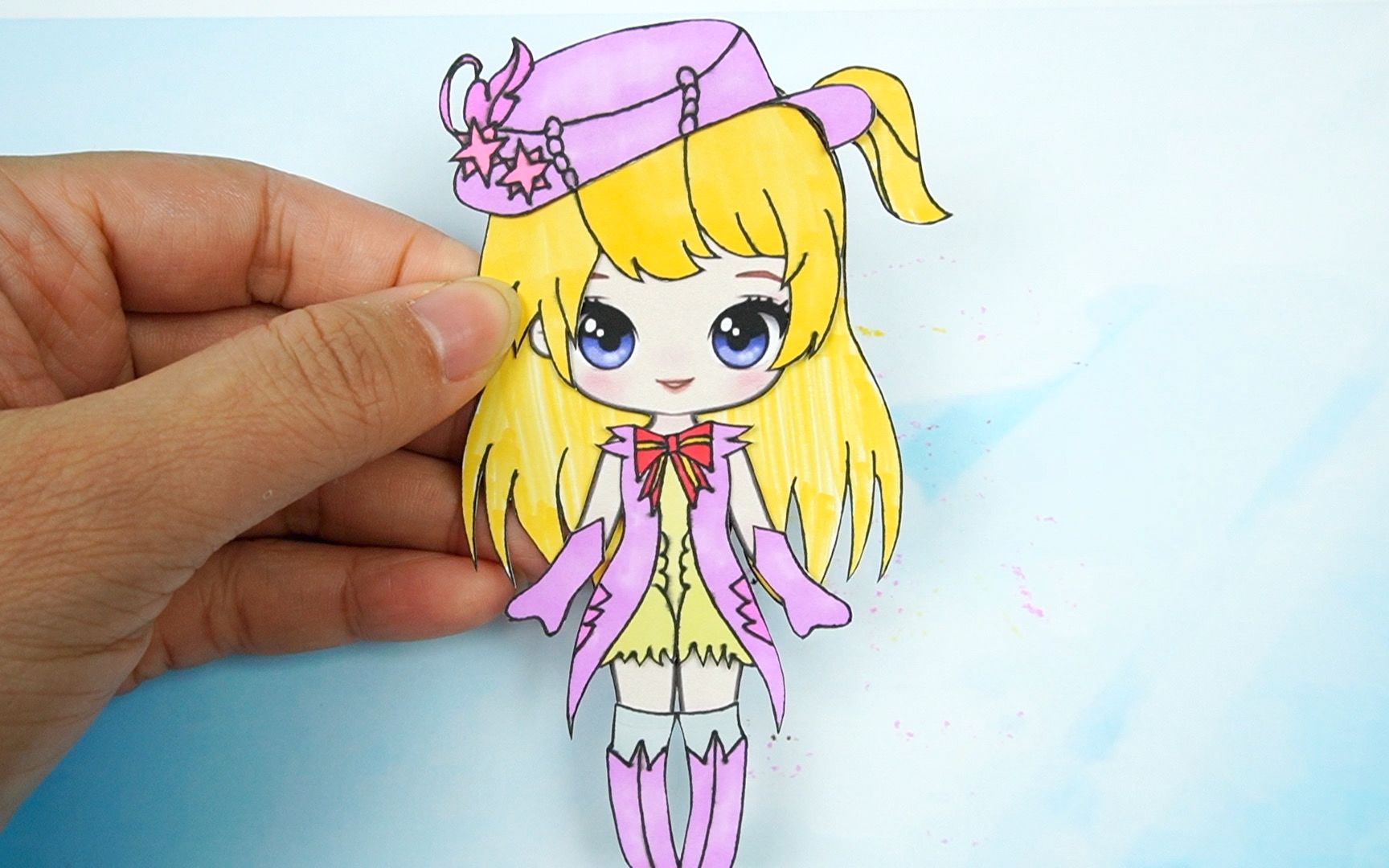 小花仙黛薇薇手工贴纸,纸娃娃花之法典的花精灵契约者