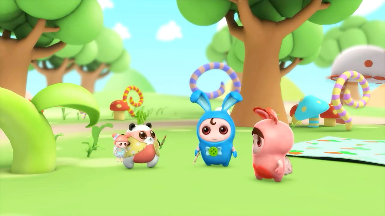 逗逗迪迪:琳达蝴蝶结丢了,头上只有一颗纽扣,怪不得琳达不开心