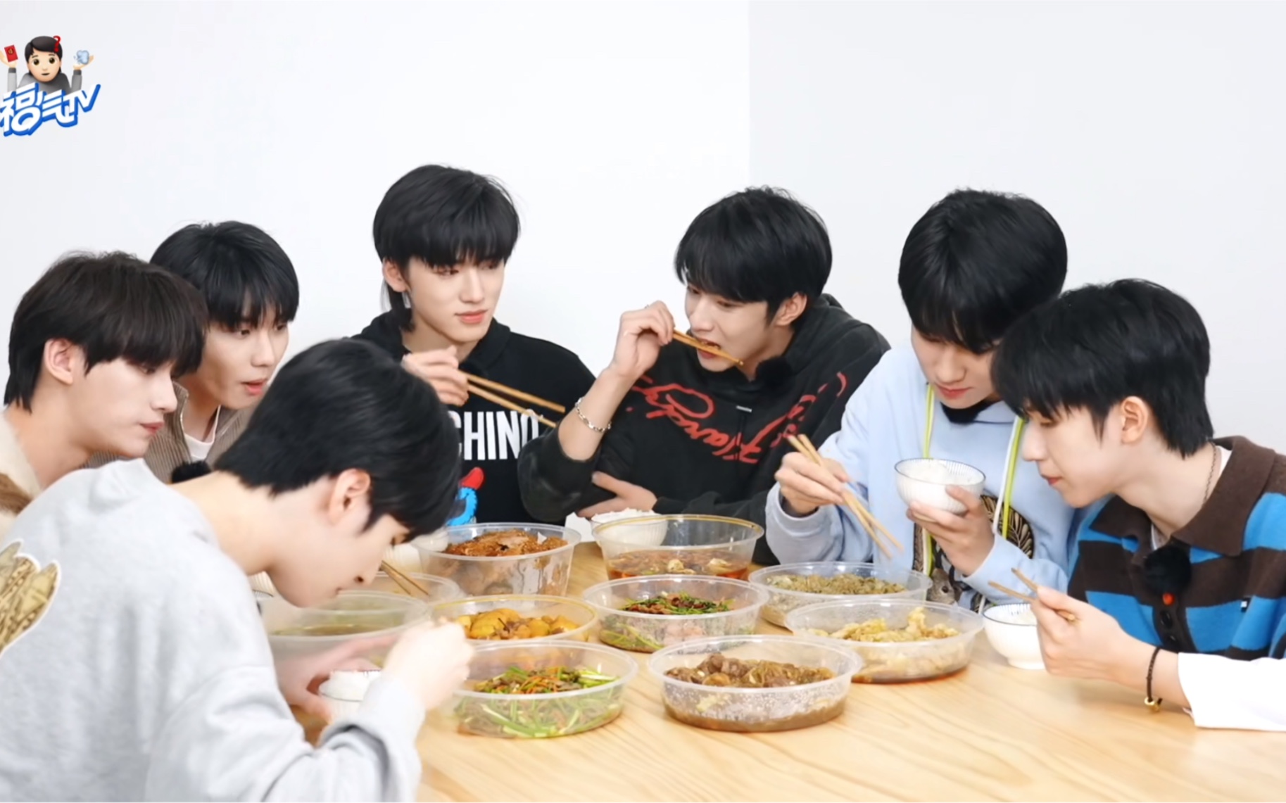 【时代少年团】reaction福气tv吃饭啦终于第二天了第二天好好看感觉好