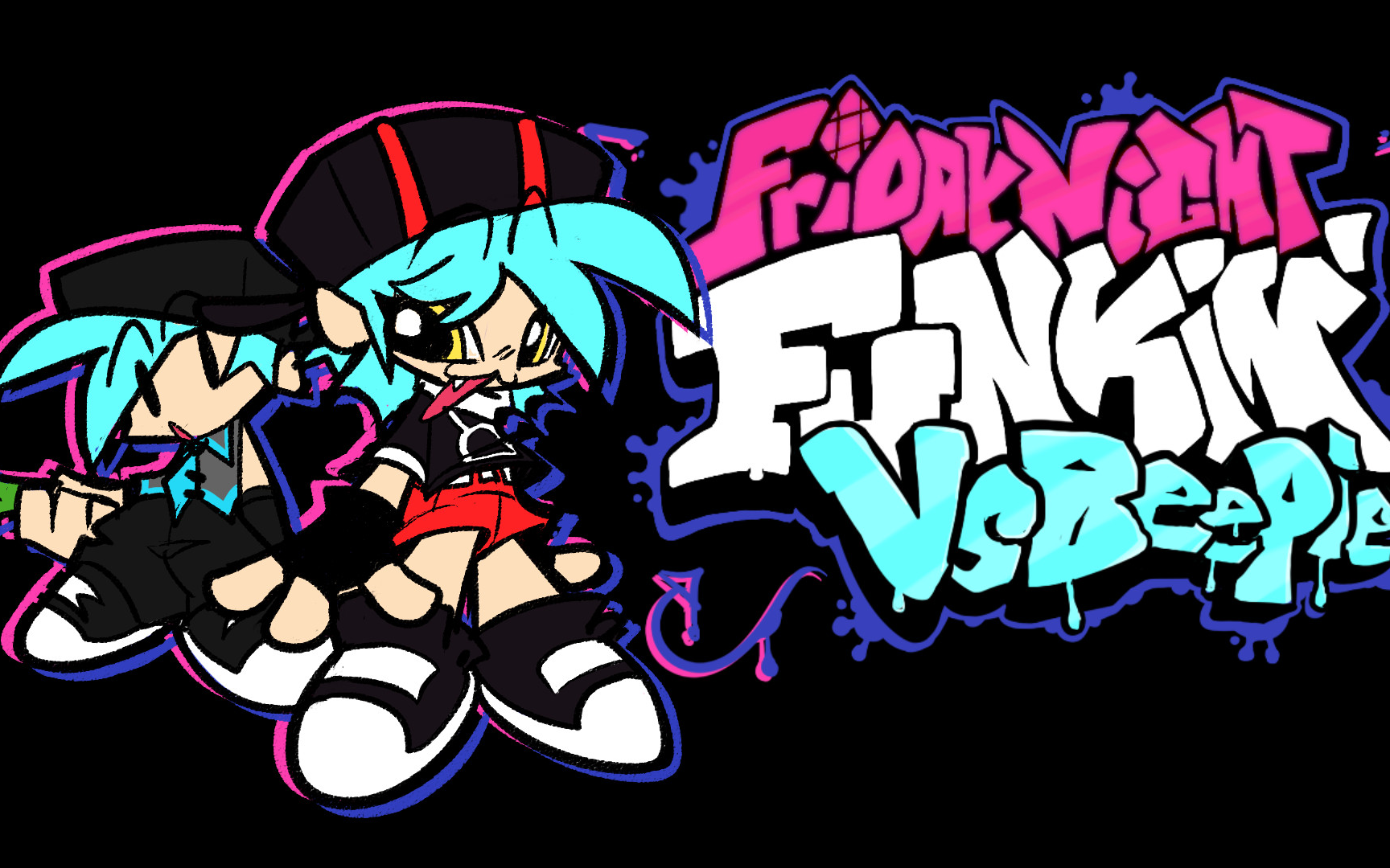 vs beepie bf lover【fnf】【全流程】【更新版】