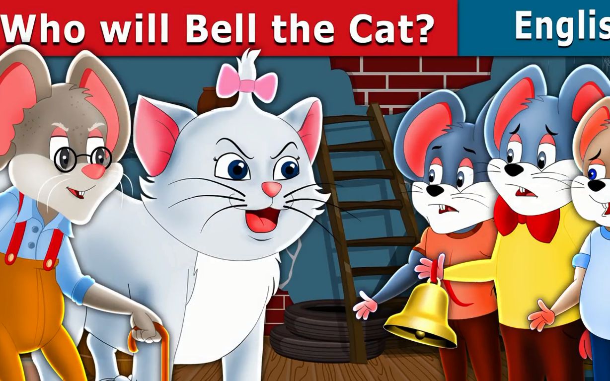 who will bell the cat | stories for kids_哔哩哔哩 (゜-゜)つロ