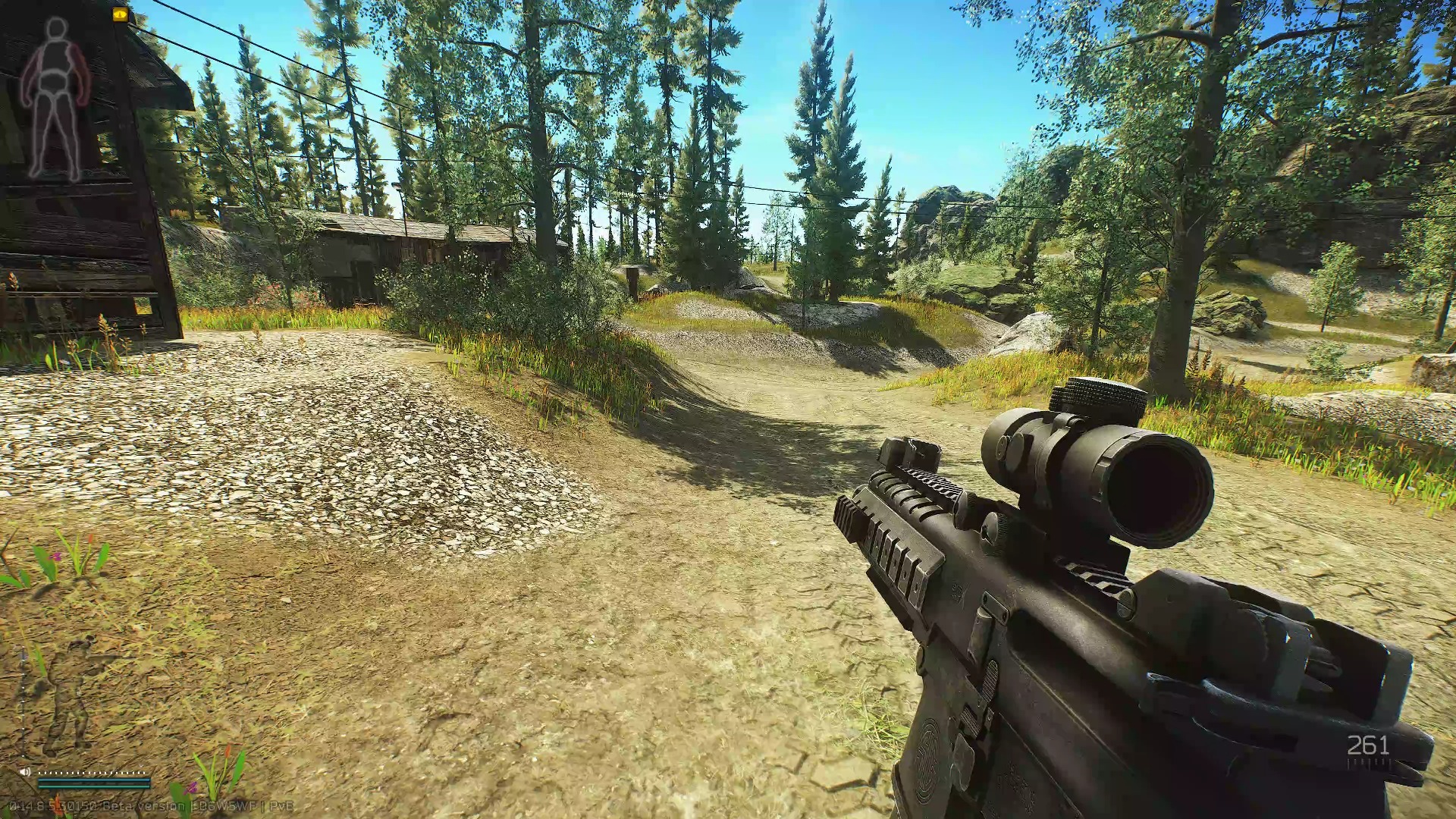 【4k超高清】 (233) 逃离塔科夫蓝边pve开荒全流程_森林组队带队友