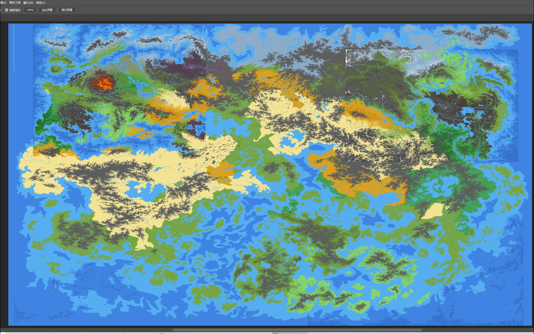 【世界盒子/worldbox】巨型架空地图制作过程#1