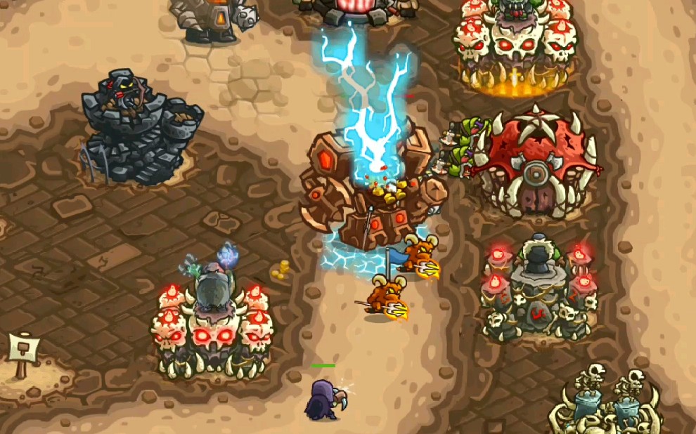 [图]《kingdom rush:复仇》第六期:听说你是矮人钢铁侠？在自然母亲面前一样无力！