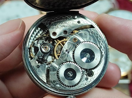 华生怀表15钻机芯