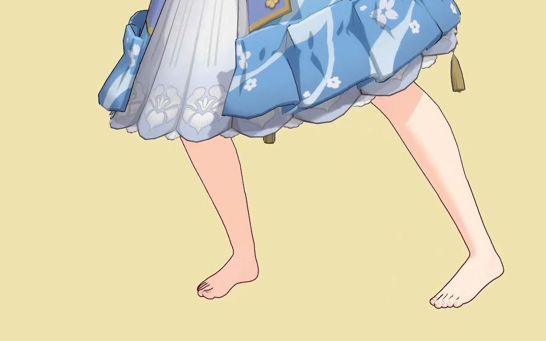 原神 神里绫华裸足