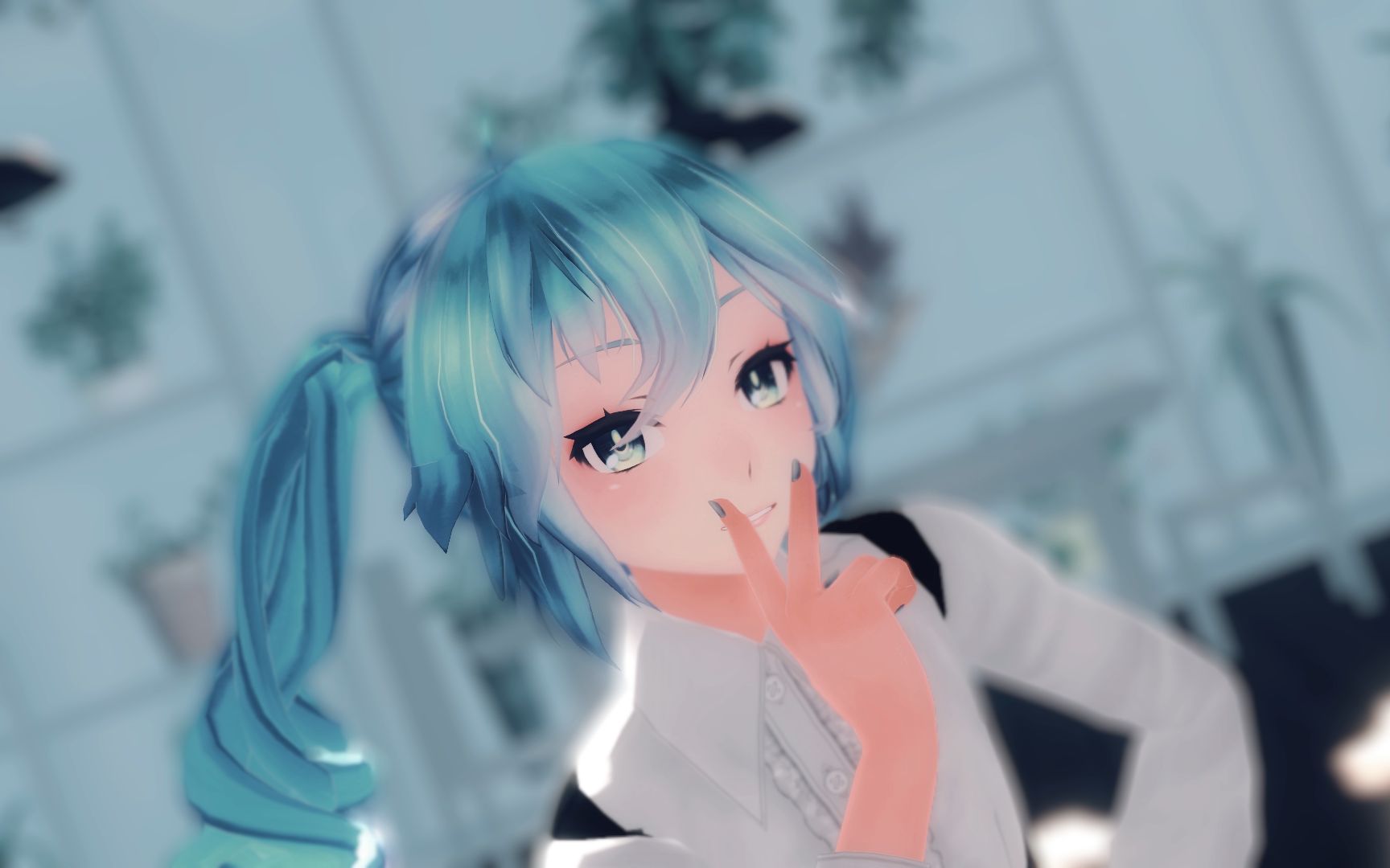 【mmd】-让我深深地感受到你吧-「tda miku&luka」-_哔哩哔哩 (゜-゜)