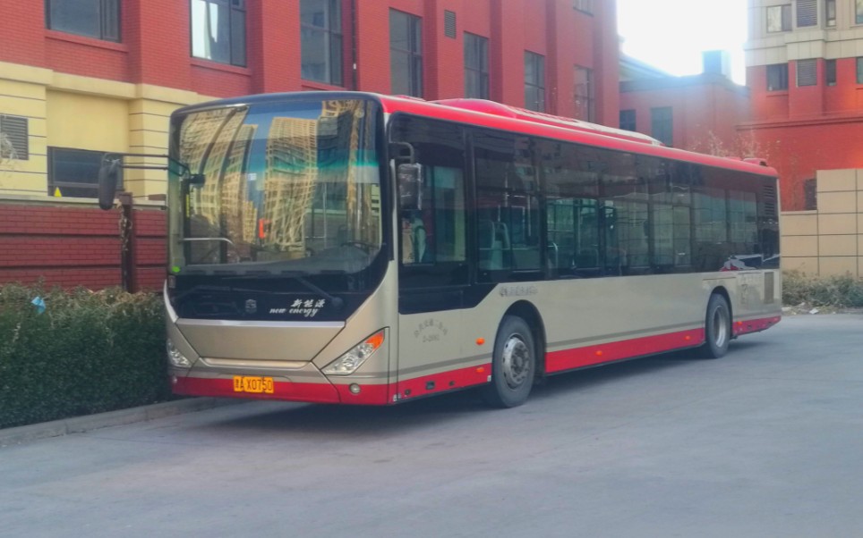 【天津公交】855路 中通风采lck6122phevc 行驶实录(22.12.27摄)