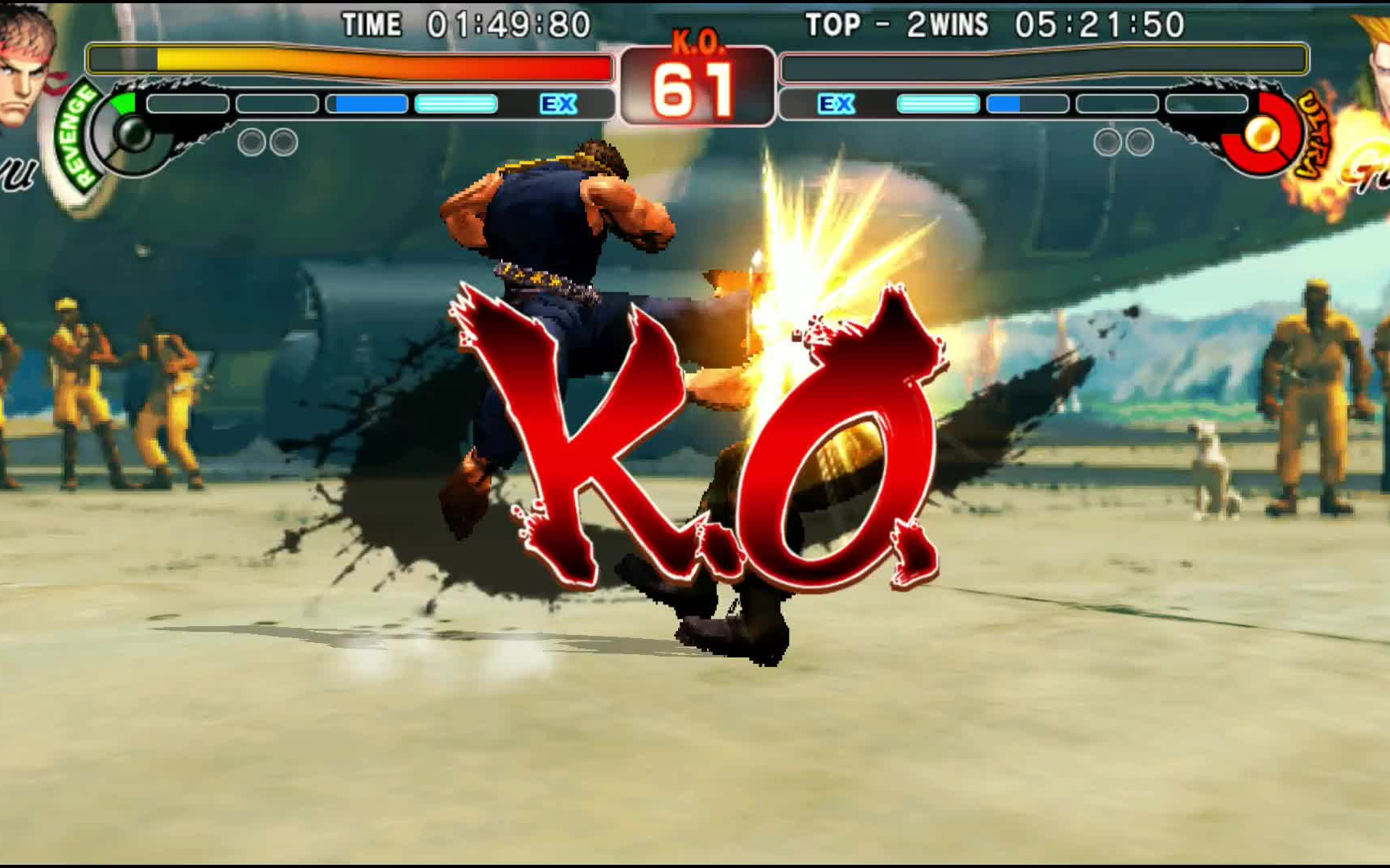 街机移植capcom格斗游戏【街头霸王4冠军版】试玩