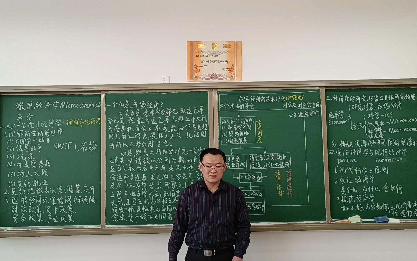 1.1为什么学习经济学微观经济学高鸿业、马工程《西方经济学》板书授课哔哩哔哩bilibili