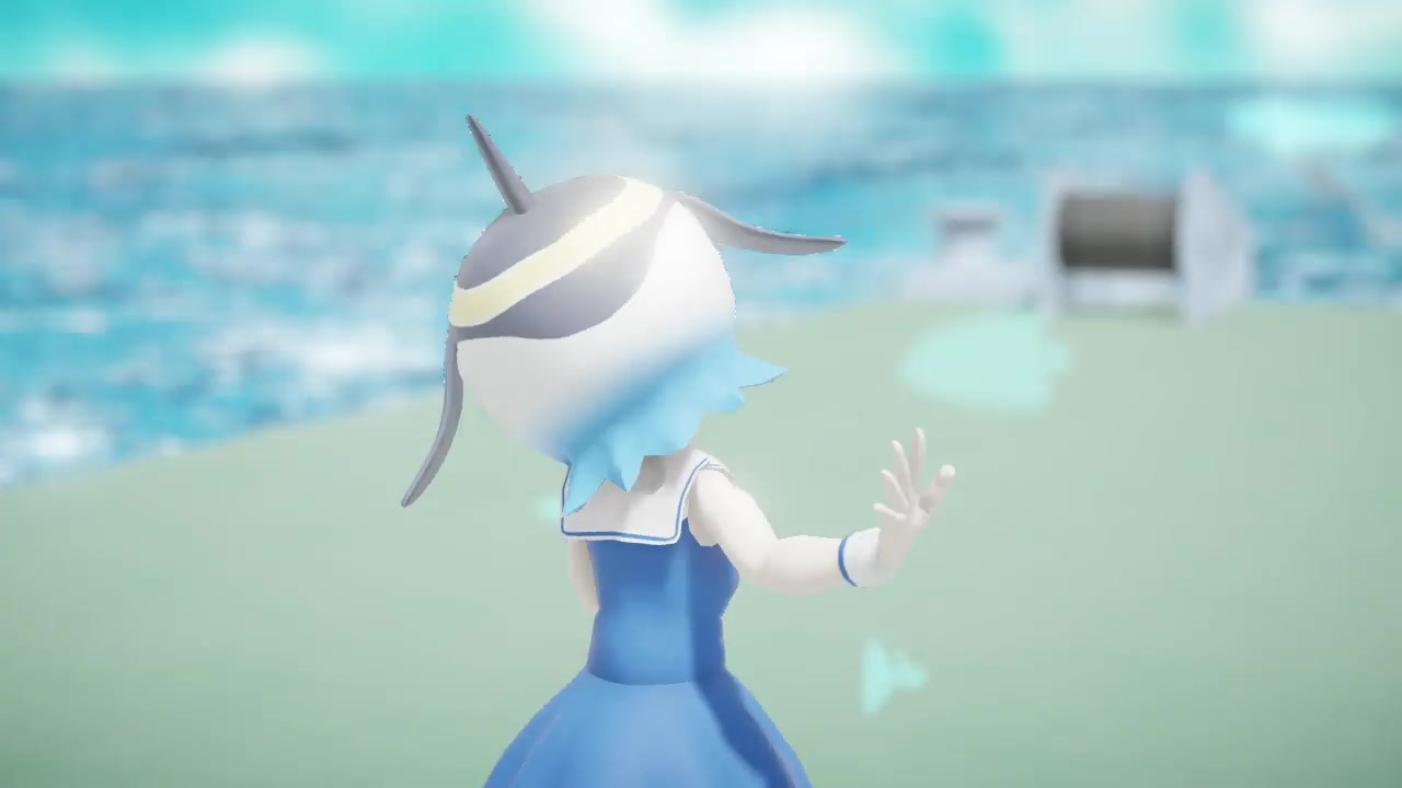 【mmd兽娘动物园】真海豚的「deep blue town」