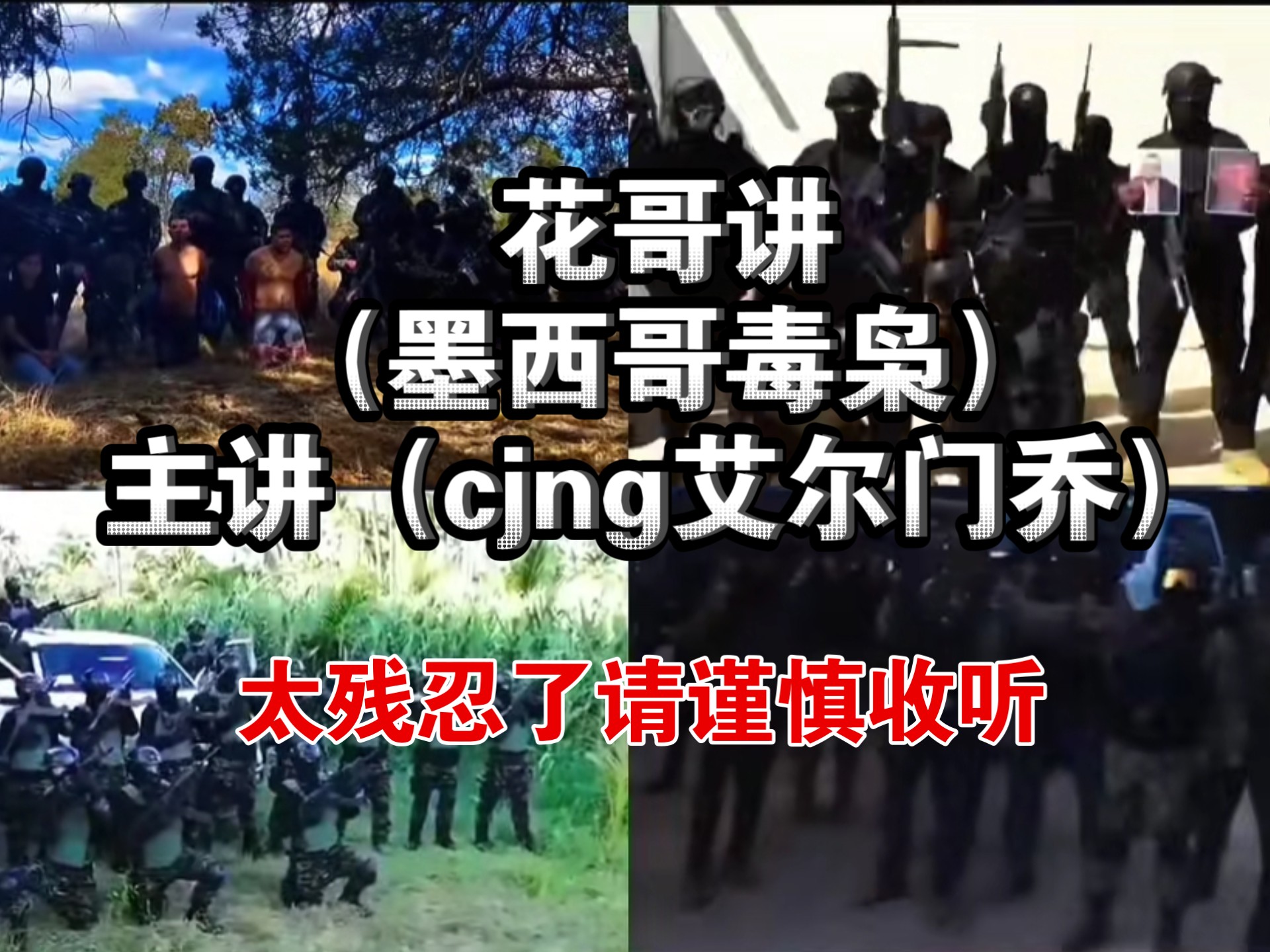 花哥讲(墨西哥毒枭,主讲cjng艾尔门桥)这些毒枭太残忍了,请谨慎收听!